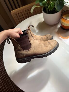 Brown Blundstone Boots